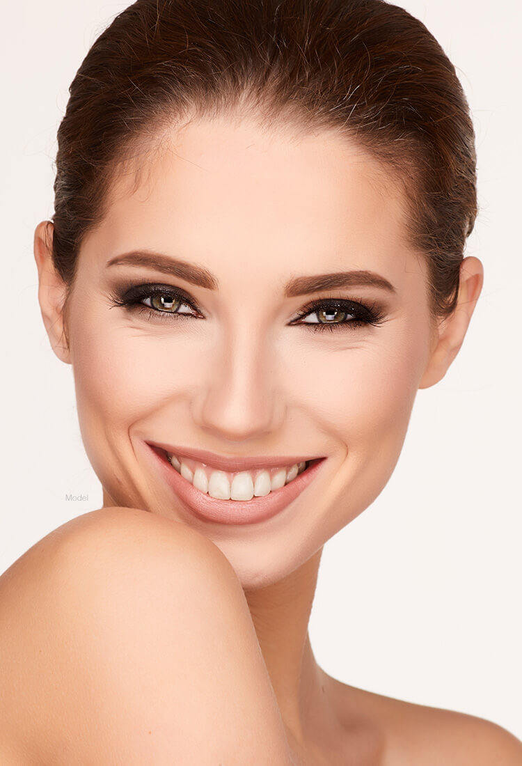 Beautiful woman smiling