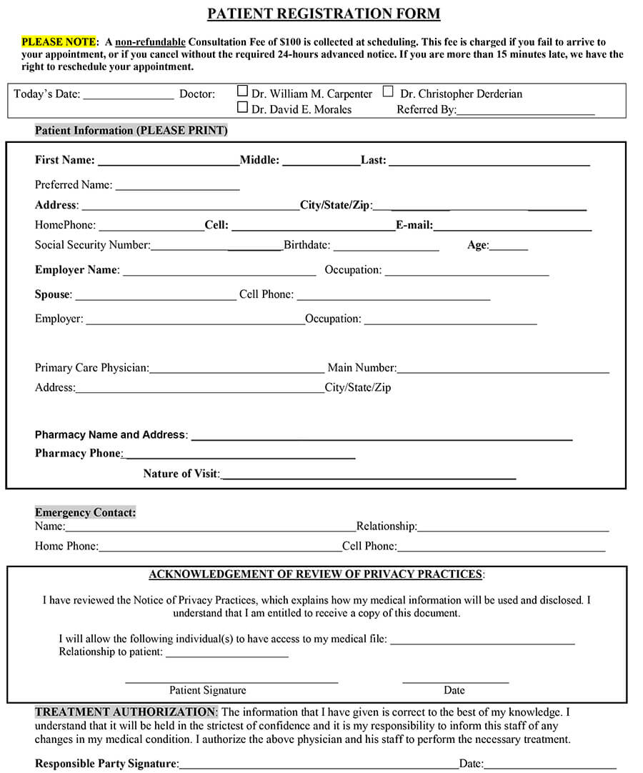 Download Patient Form